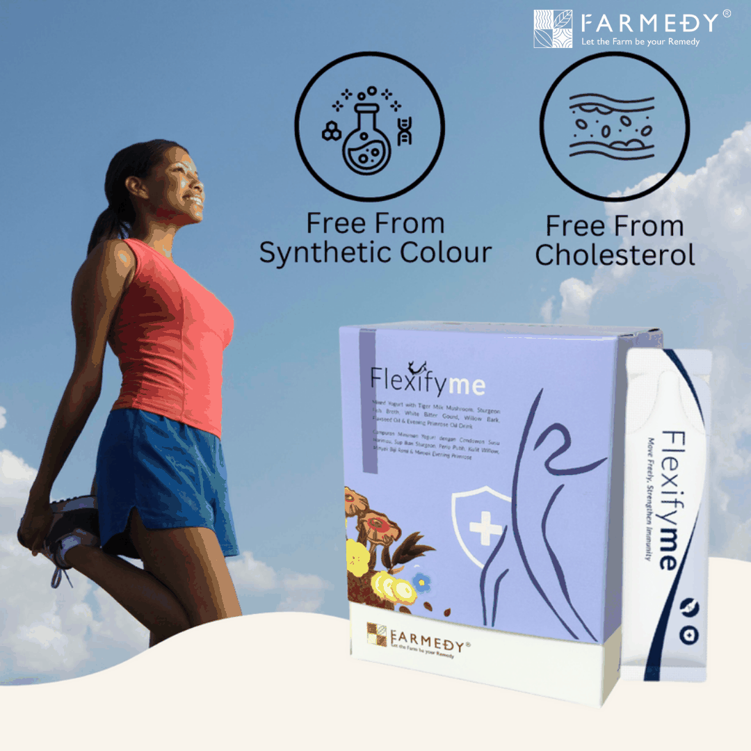 FARMEDY FlexifyMe : Joint & Bone Support Health Drink Immunity Boost