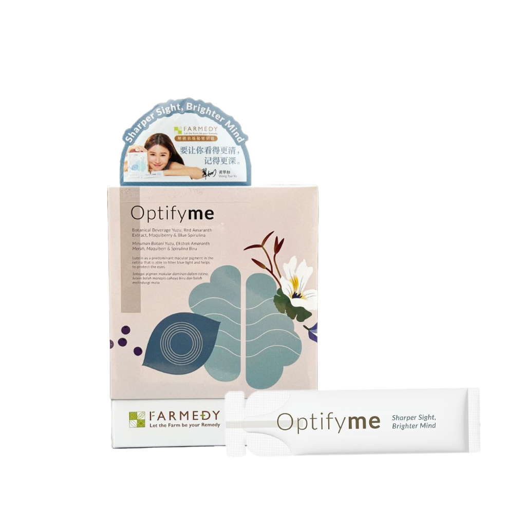 FARMEDY OptifyMe : Digital Eye Strain Relief & Vision Health Beverage