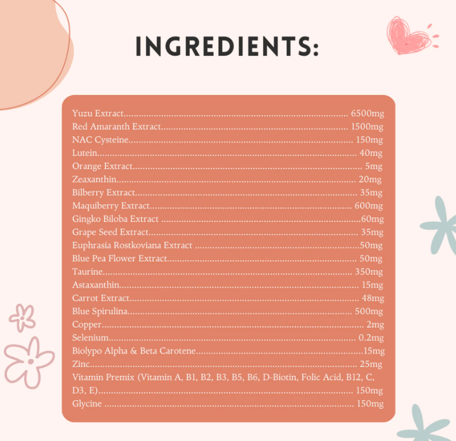FARMEDY OptifyMe : Digital Eye Strain Relief & Vision Health Beverage
