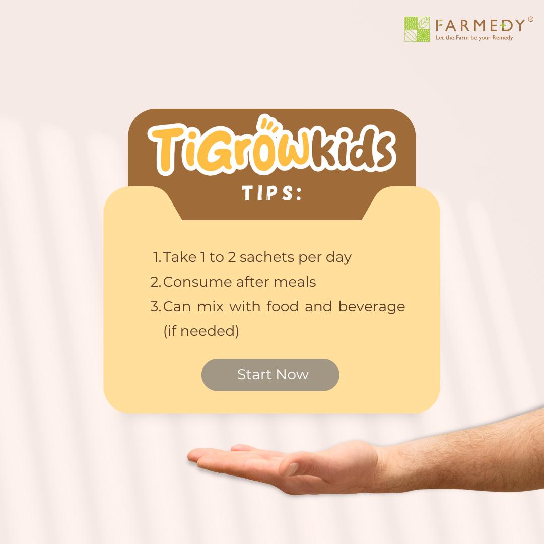 FARMEDY TigrowKids : Bone & Immunity Support for Growing Children