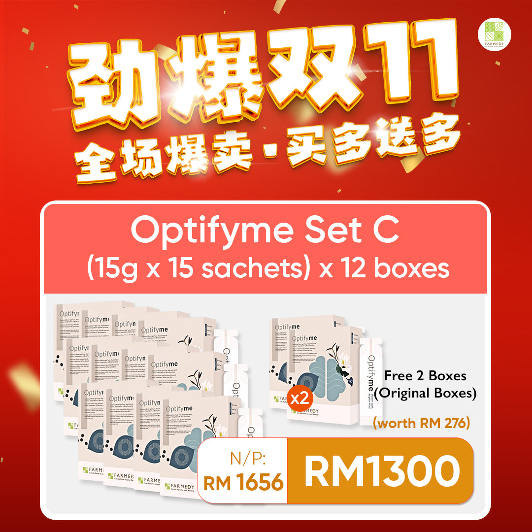 FARMEDY OptifyMe : Digital Eye Strain Relief, Boosts Vision & Brain Health